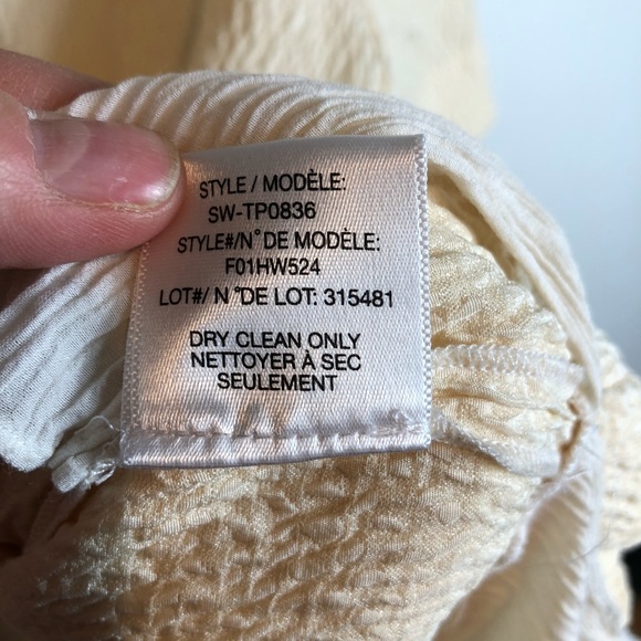 Helmut Lang Tissue Textured Silk Tee - Picture 7 of 8